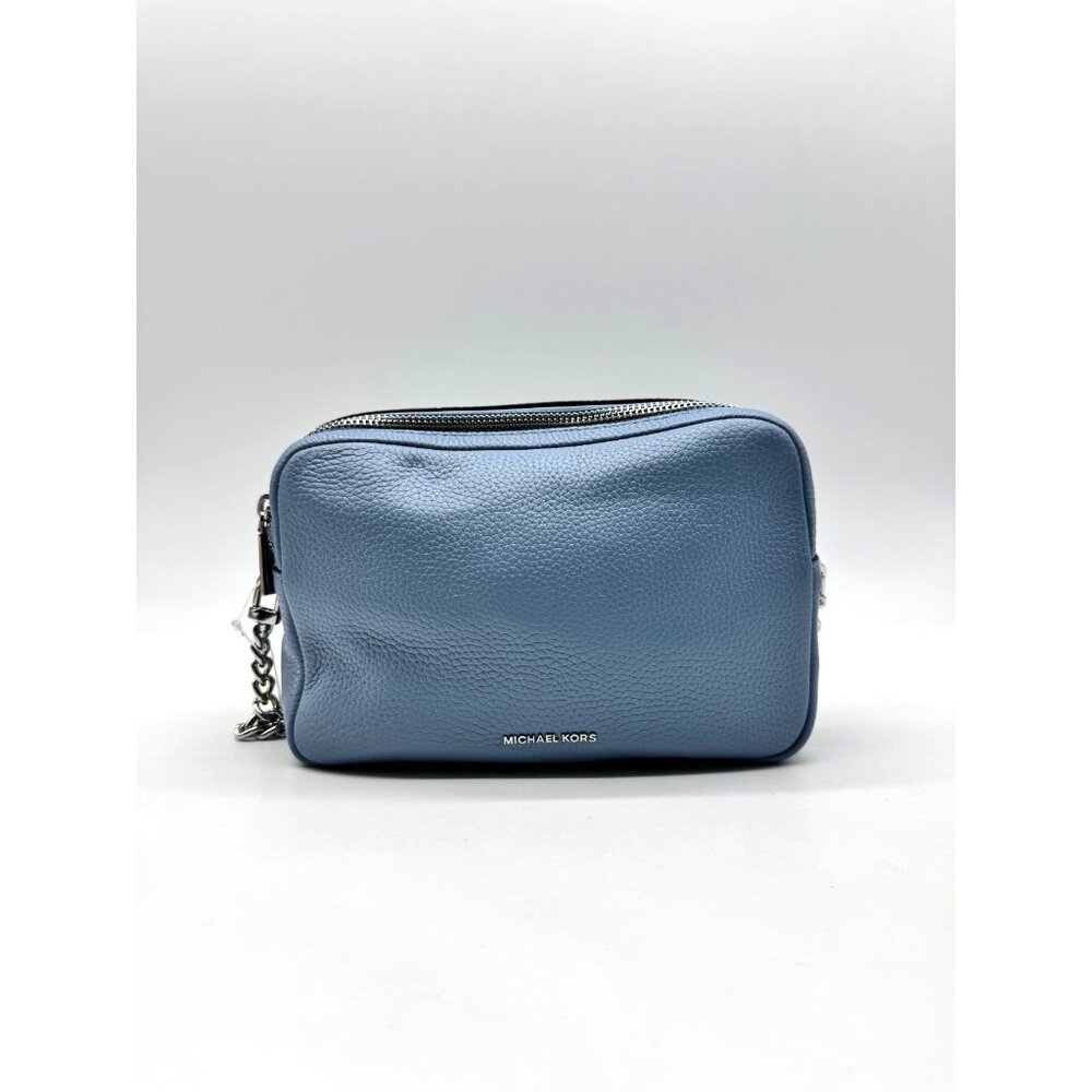 MICHAEL KORS Bryant leather mini camera shoulder bag - Chambray (No long strap)